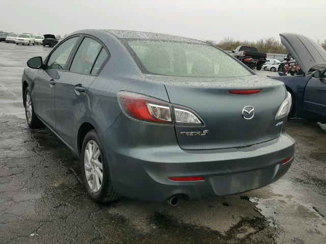 JM1BL1W88C1656030 - 2012 MAZDA 3 I GREEN photo 3