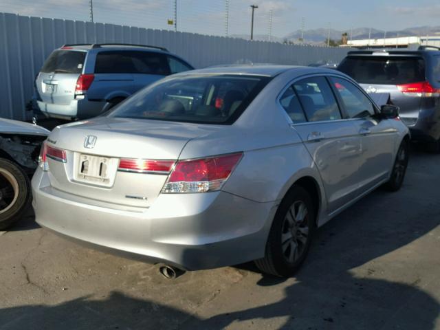 1HGCP2F65CA072361 - 2012 HONDA ACCORD SE SILVER photo 4