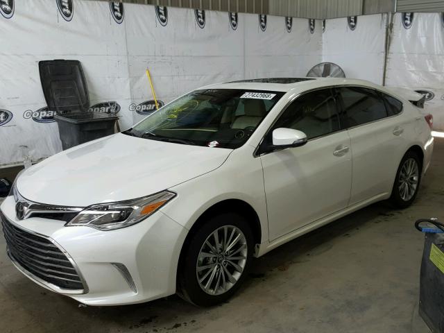 4T1BK1EB2HU257826 - 2017 TOYOTA AVALON XLE WHITE photo 2