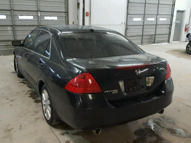 1HGCM66566A063731 - 2006 HONDA ACCORD EX BLACK photo 3