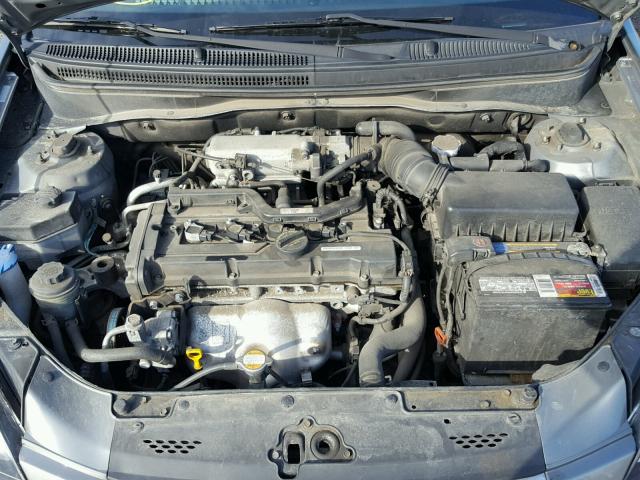 KNADH4A33A6664542 - 2010 KIA RIO LX Մոխրագույն լուսանկար 7