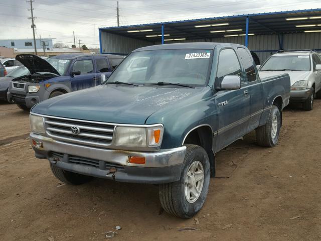 JT4UN24D3V0048806 - 1997 TOYOTA T100 XTRAC GREEN photo 2