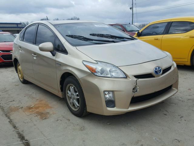 JTDKN3DU1A0043675 - 2010 TOYOTA PRIUS GOLD photo 1