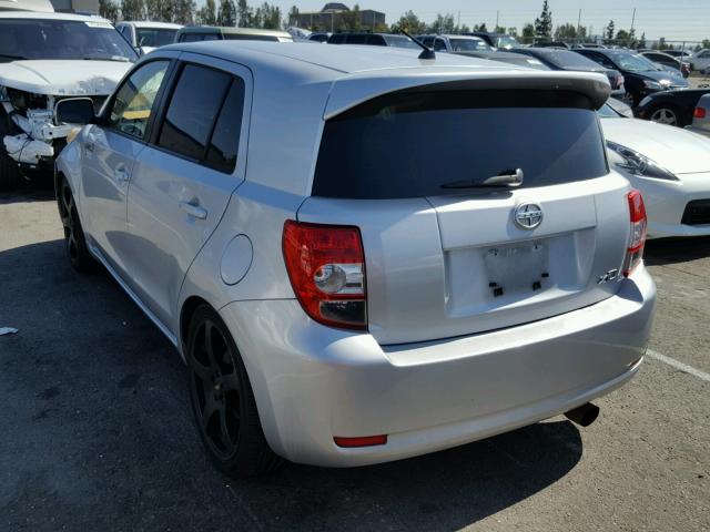 JTKKU10448J019431 - 2008 SCION XD SILVER photo 3