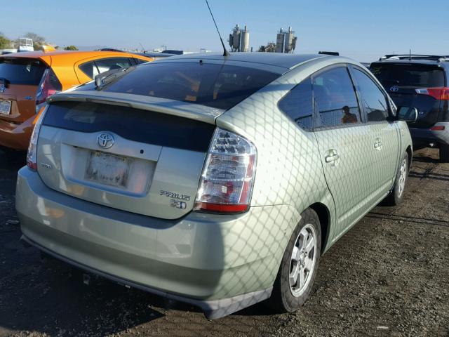 JTDKB20U573230840 - 2007 TOYOTA PRIUS GREEN photo 4