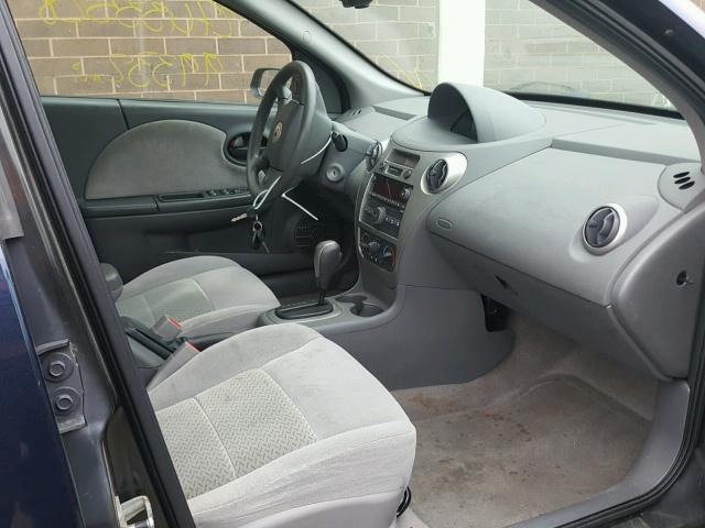 1G8AL55F07Z146095 - 2007 SATURN ION LEVEL BLUE photo 5