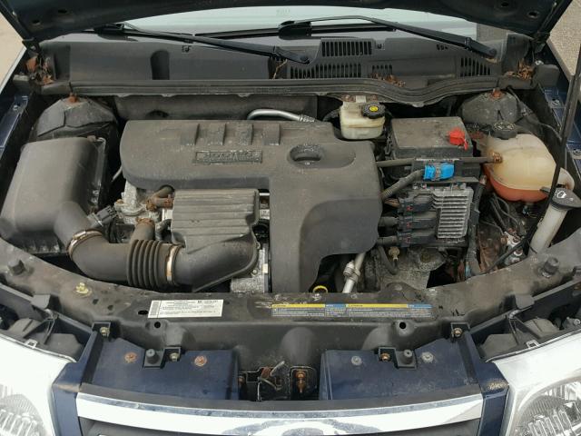 1G8AL55F07Z146095 - 2007 SATURN ION LEVEL BLUE photo 7