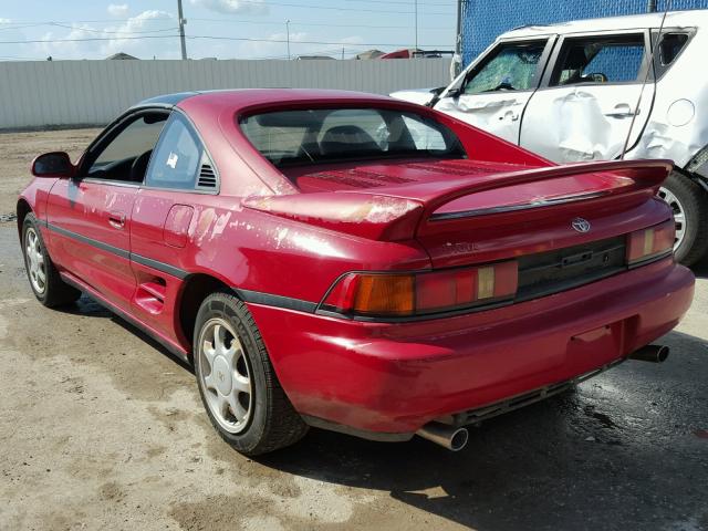 JT2SW21N2N0016035 - 1992 TOYOTA MR2 SPORT RED photo 3