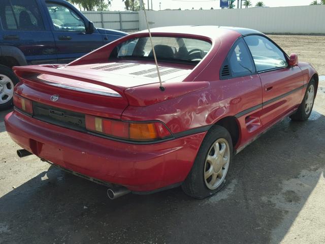 JT2SW21N2N0016035 - 1992 TOYOTA MR2 SPORT RED photo 4