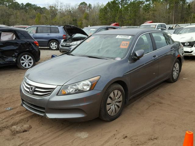 1HGCP2F39CA169617 - 2012 HONDA ACCORD LX GRAY photo 2