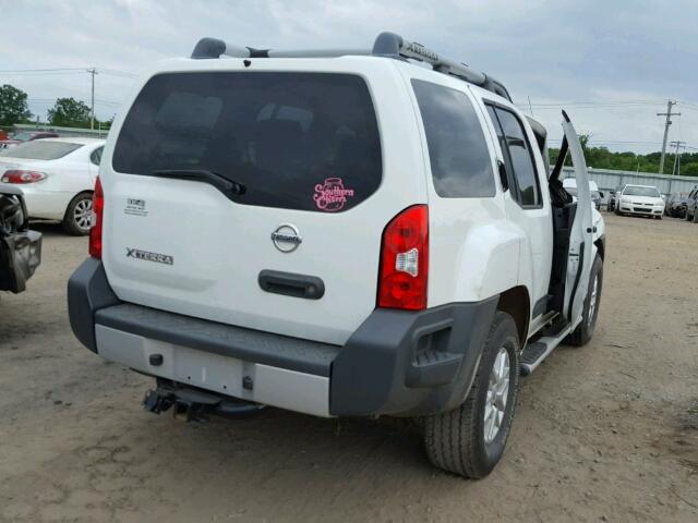 5N1AN0NW2FN660387 - 2015 NISSAN XTERRA X WHITE photo 4