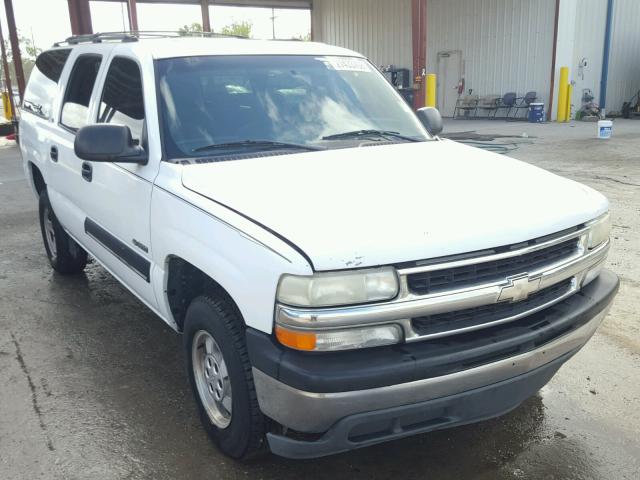 3GNEC16T91G108450 - 2001 CHEVROLET SUBURBAN C WHITE photo 1