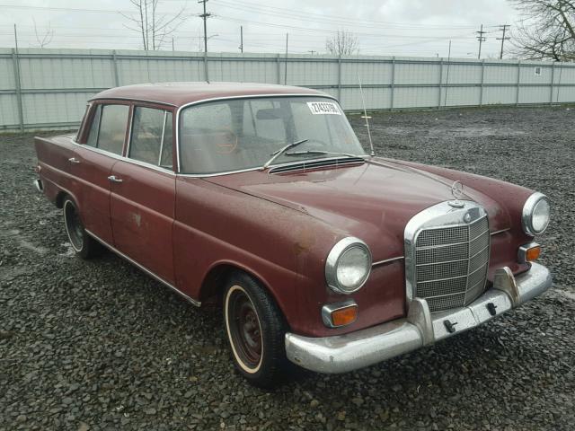 11011012365901 - 1968 MERCEDES-BENZ 200 BURGUNDY photo 1