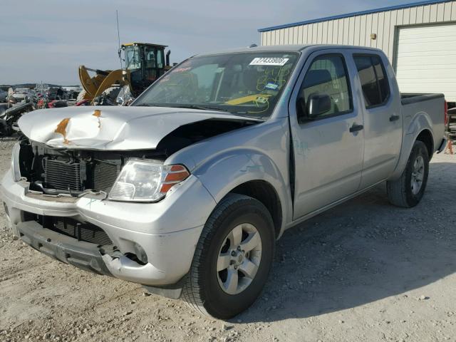 1N6AD0ER3CC475805 - 2012 NISSAN FRONTIER S SILVER photo 2