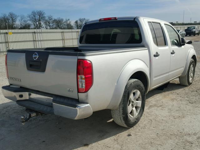 1N6AD0ER3CC475805 - 2012 NISSAN FRONTIER S SILVER photo 4
