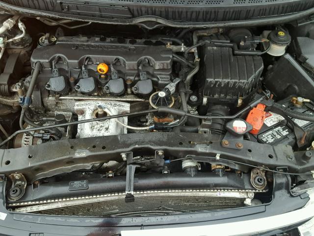 2HGFA16838H329617 - 2008 HONDA CIVIC EX შავი ფოტო 7