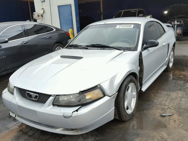 1FAFP40644F149523 - 2004 FORD MUSTANG SILVER photo 2