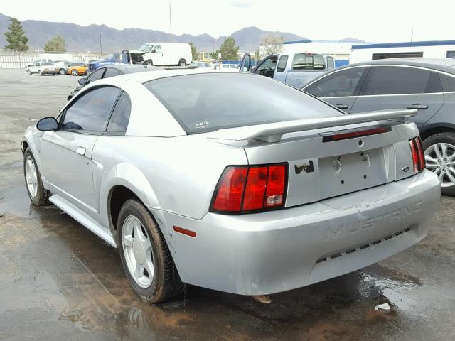 1FAFP40644F149523 - 2004 FORD MUSTANG SILVER photo 3