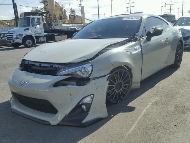 JF1ZNAA15G8706601 - 2016 TOYOTA SCION FR-S თაფლისფერი ფოტო 2