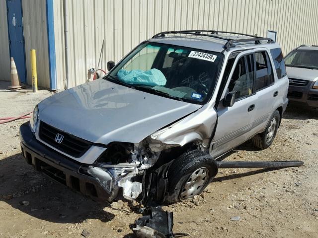 JHLRD2841YC009043 - 2000 HONDA CR-V LX SILVER photo 2