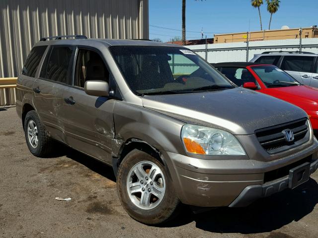 2HKYF18404H536115 - 2004 HONDA PILOT EX BROWN photo 1