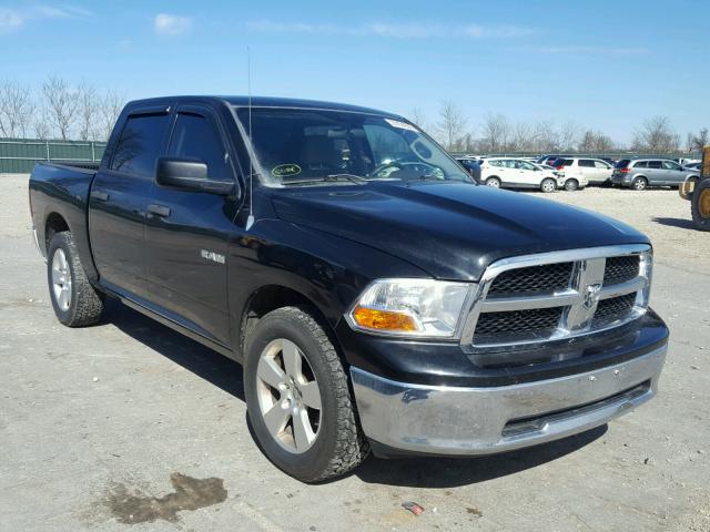 1D3HB13P69S726143 - 2009 DODGE RAM 1500 BLACK photo 1