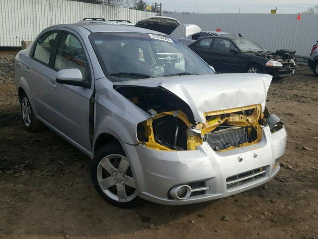 KL1TG5DE1BB116575 - 2011 CHEVROLET AVEO LT SILVER photo 1