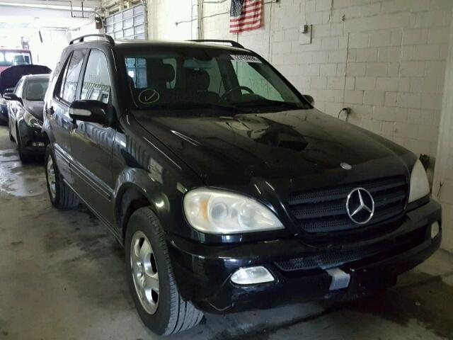 4JGAB57E24A502243 - 2004 MERCEDES-BENZ ML 350 BLACK photo 1