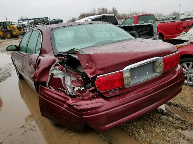 1G4HP54K1Y4175378 - 2000 BUICK LESABRE CU MAROON photo 3