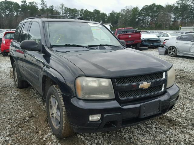 1GNDS13S672193050 - 2007 CHEVROLET TRAILBLAZE BLACK photo 1