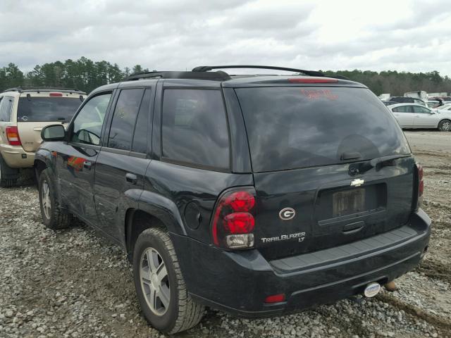 1GNDS13S672193050 - 2007 CHEVROLET TRAILBLAZE BLACK photo 3