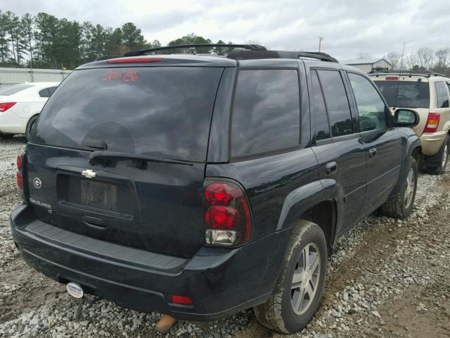 1GNDS13S672193050 - 2007 CHEVROLET TRAILBLAZE BLACK photo 4