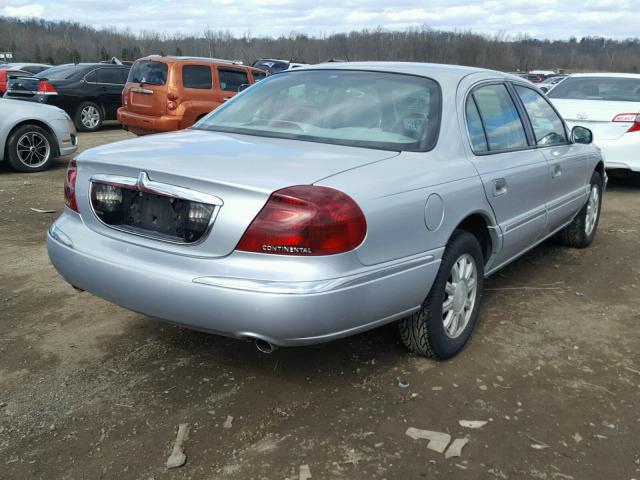 1LNHM97V9YY822205 - 2000 LINCOLN CONTINENTA SILVER photo 4