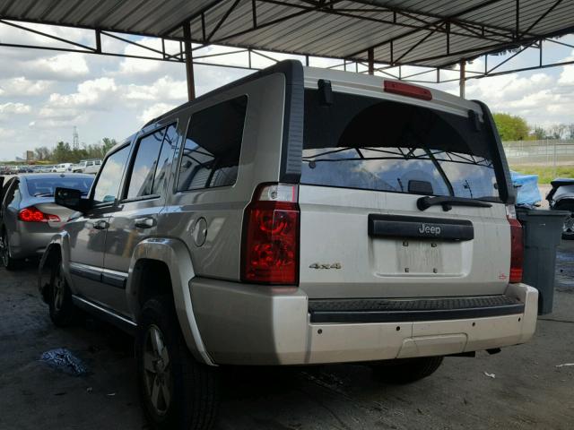 1J8HG48K18C167143 - 2008 JEEP COMMANDER ვერცხლისფერი ფოტო 3