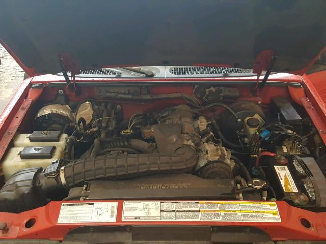 1FMZU34X9XZA93137 - 1999 FORD EXPLORER RED photo 7