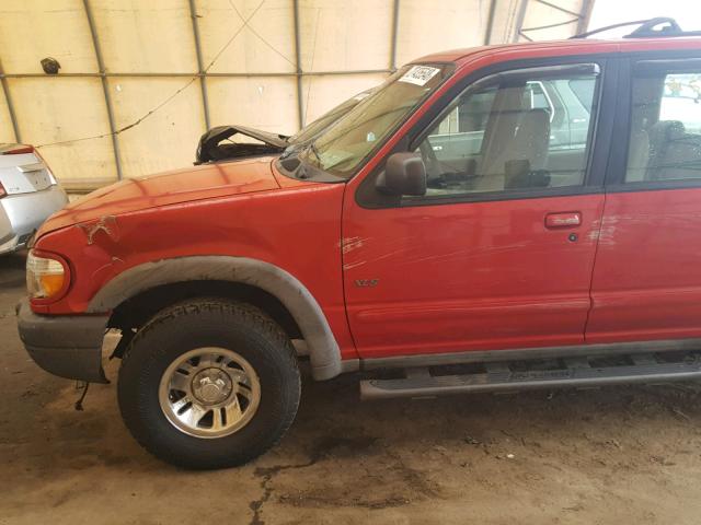 1FMZU34X9XZA93137 - 1999 FORD EXPLORER RED photo 9