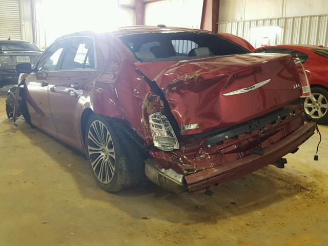 2C3CCABG4EH144243 - 2014 CHRYSLER 300 S RED photo 3