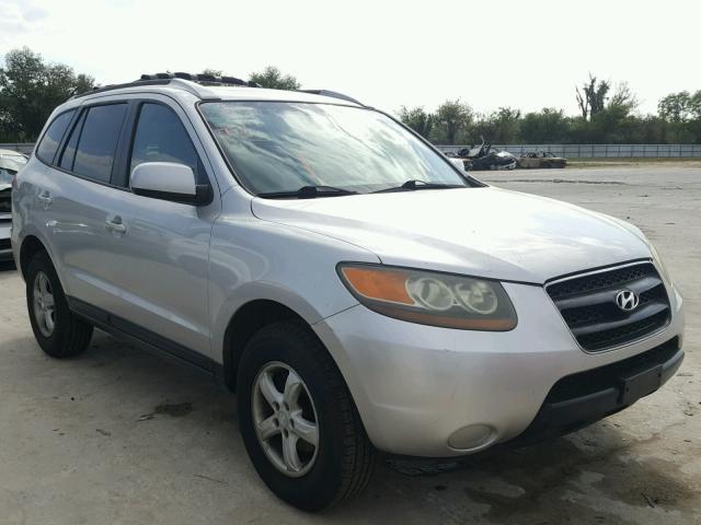 5NMSG13D77H049182 - 2007 HYUNDAI SANTA FE G SILVER photo 1