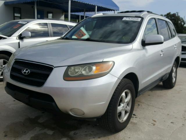 5NMSG13D77H049182 - 2007 HYUNDAI SANTA FE G SILVER photo 2