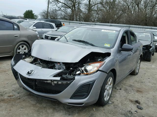 JM1BL1VG3B1902327 - 2011 MAZDA 3 I GRAY photo 2