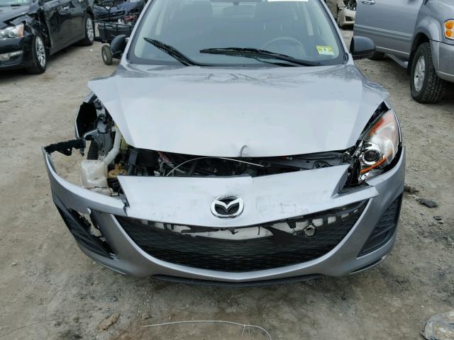 JM1BL1VG3B1902327 - 2011 MAZDA 3 I GRAY photo 7