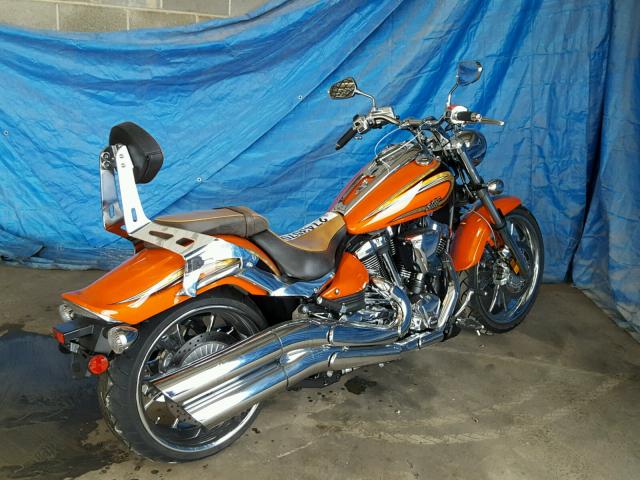 JYAVP34E5CA000448 - 2012 YAMAHA XV1900 CU ORANGE photo 4