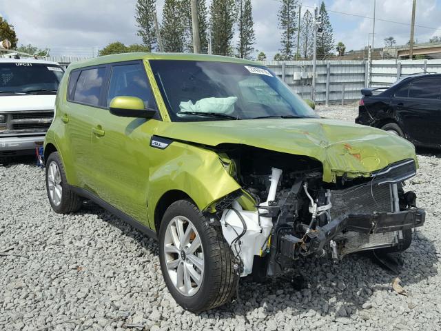 KNDJP3A54J7889387 - 2018 KIA SOUL + GREEN photo 1