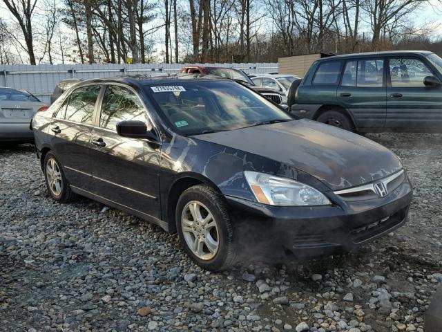 1HGCM56367A192966 - 2007 HONDA ACCORD SE BLACK photo 1