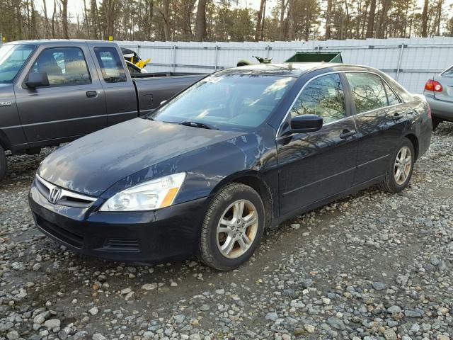 1HGCM56367A192966 - 2007 HONDA ACCORD SE BLACK photo 2