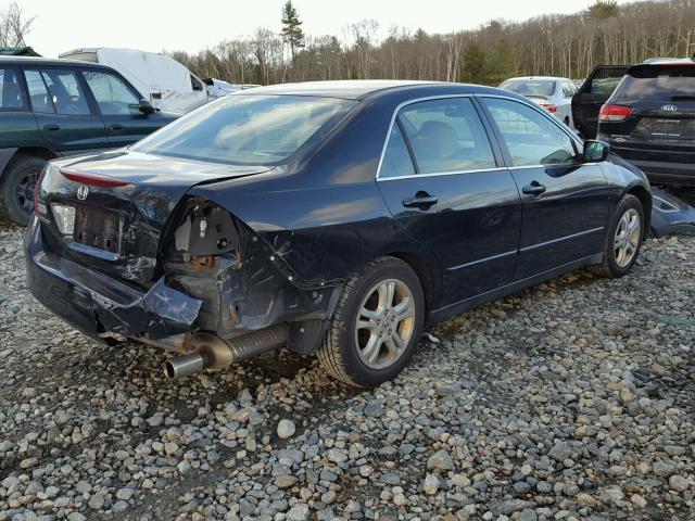 1HGCM56367A192966 - 2007 HONDA ACCORD SE BLACK photo 4