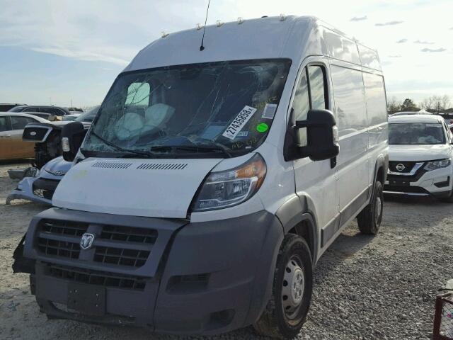 3C6TRVCG6JE112553 - 2018 RAM PROMASTER WHITE photo 2