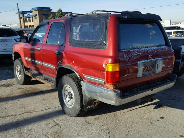 JT3VN39W6R8057967 - 1994 TOYOTA 4RUNNER VN RED photo 3