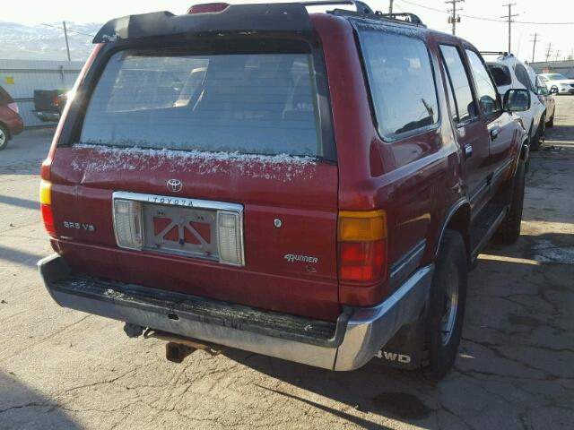 JT3VN39W6R8057967 - 1994 TOYOTA 4RUNNER VN RED photo 4