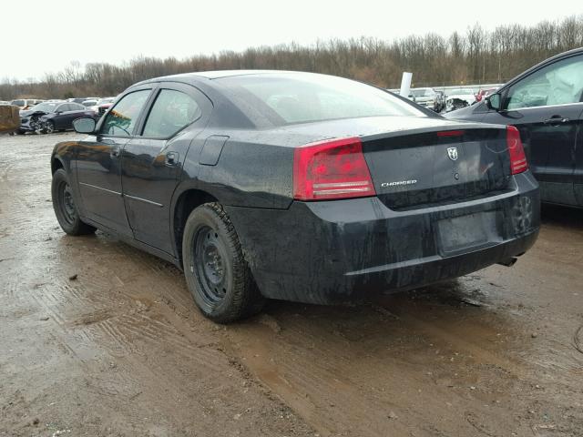 2B3KA43R86H364356 - 2006 DODGE CHARGER SE BLACK photo 3